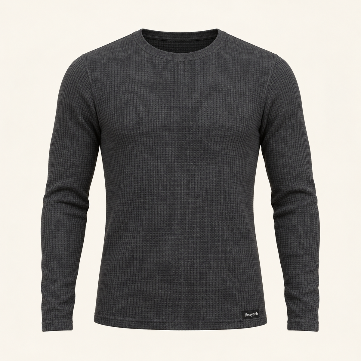 Jinxyhub Basecamp Thermal Long-Sleeve Top in charcoal, clean main product view.