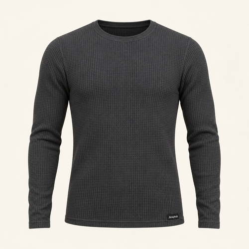 Jinxyhub Basecamp Thermal Long-Sleeve Top in charcoal, clean main product view.